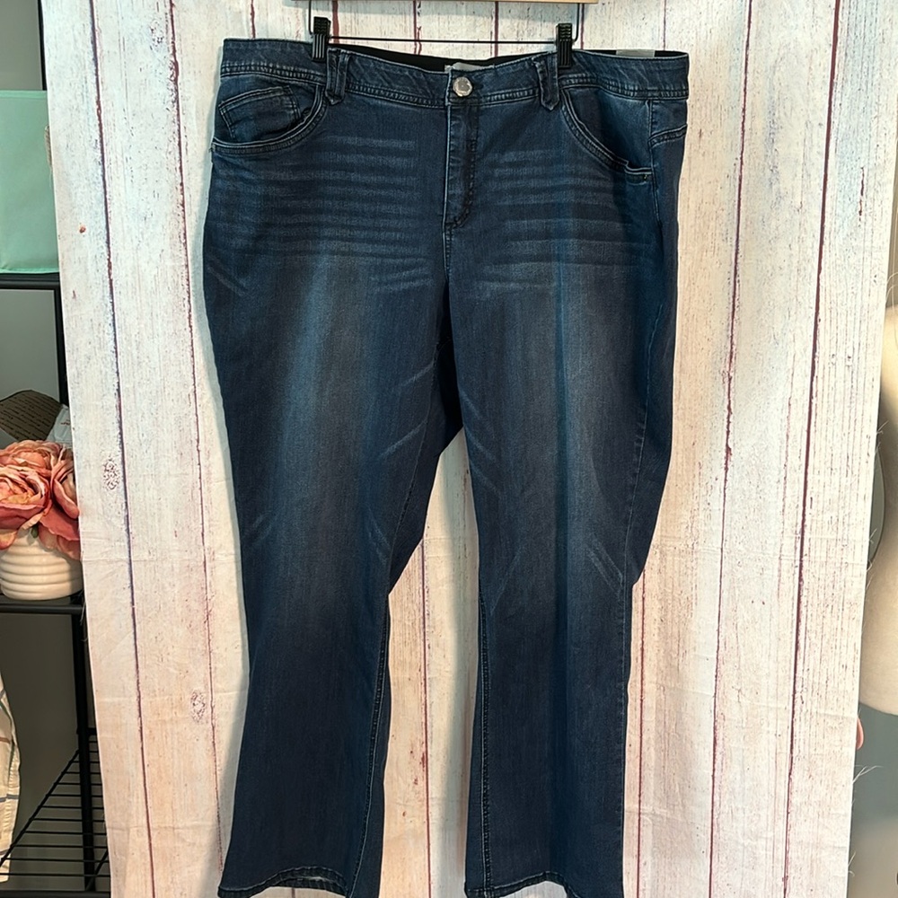 NWT Wit & Wisdom Ab'Solution High Waist Itty Bitty Bootcut Jeans